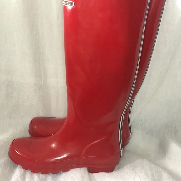Henri Bendel Red Winter & Rain Boots - Picture 3 of 4